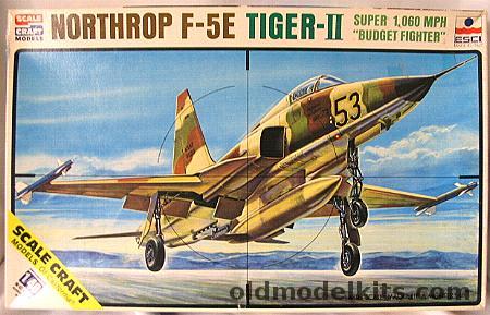 ESCI 1/48 Northrop F-5E Tiger II - USAF Aggressor 'Snake' Camouflage 1978 / Nationalist China Air Force (Taiwan) 2nd FS 'Chung Cheng' / Thailand - Royal Thai Air Force 1974, SC-4031 plastic model kit